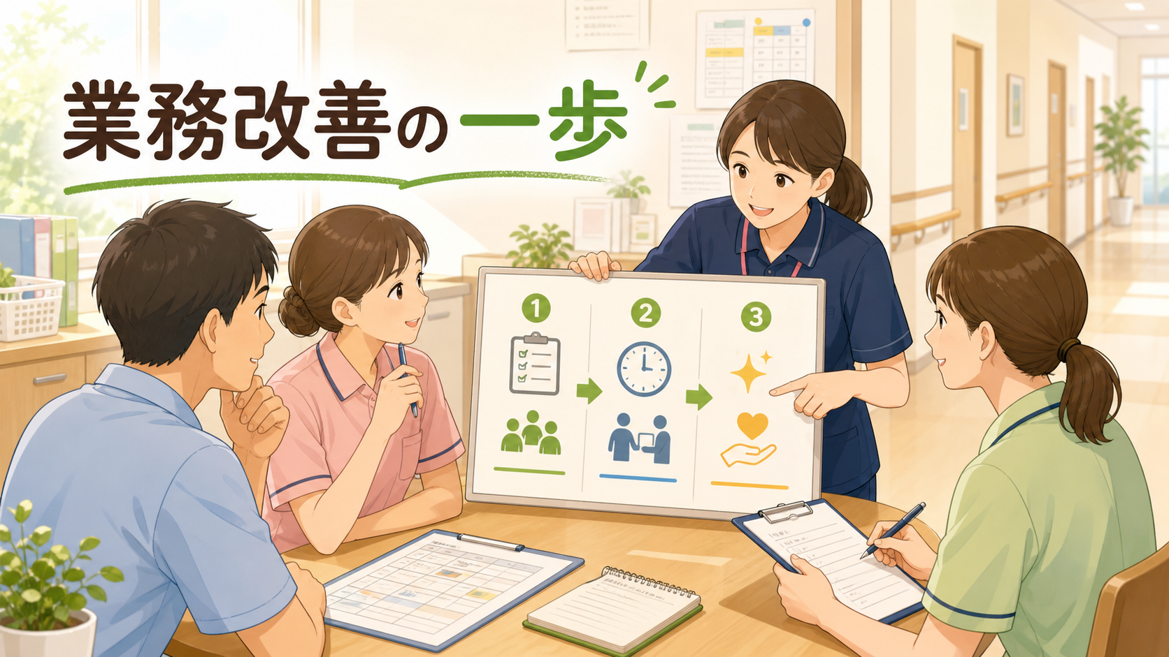 制度・働き方のイラスト